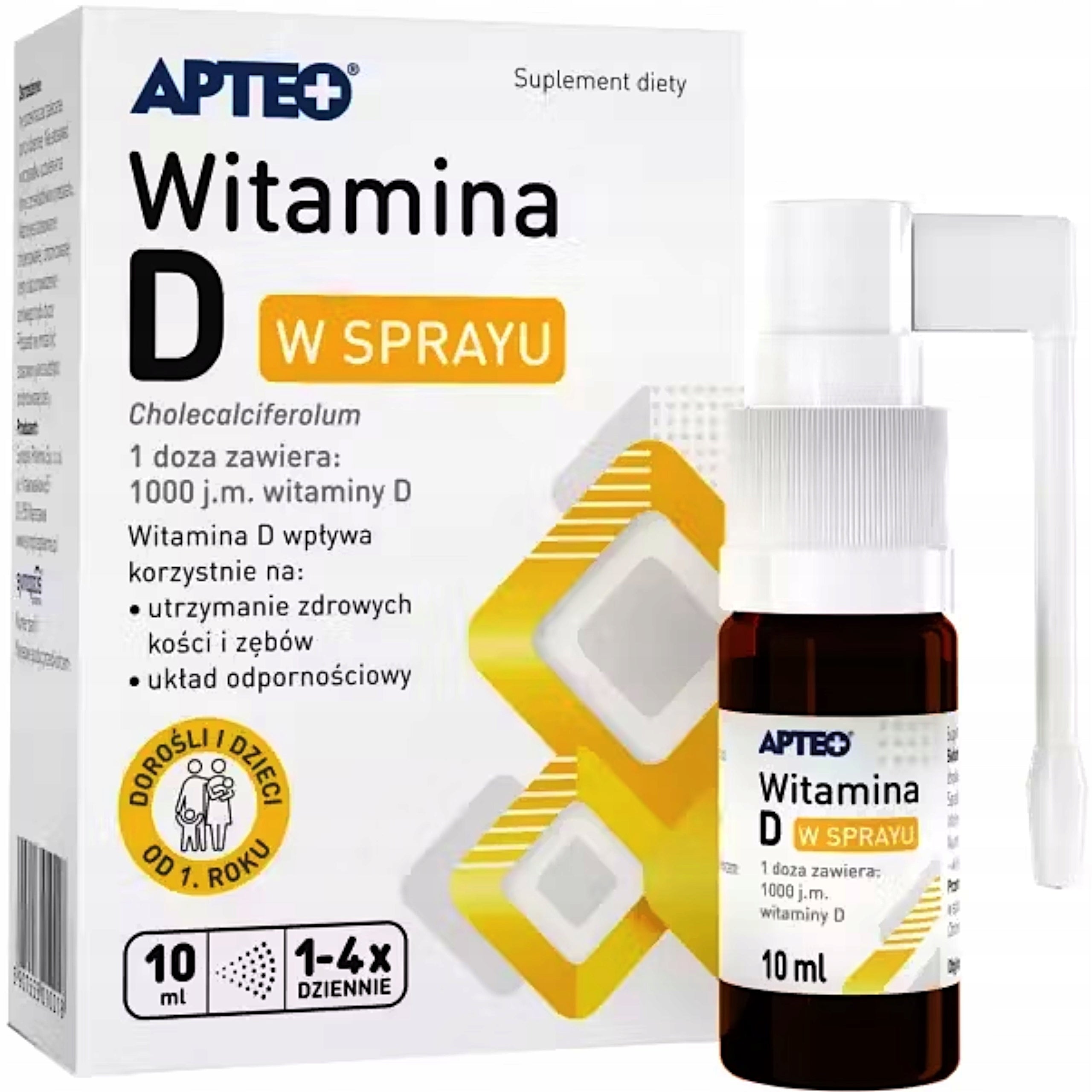 Vitamin D APTEO Spray 1000 IU 10 ml