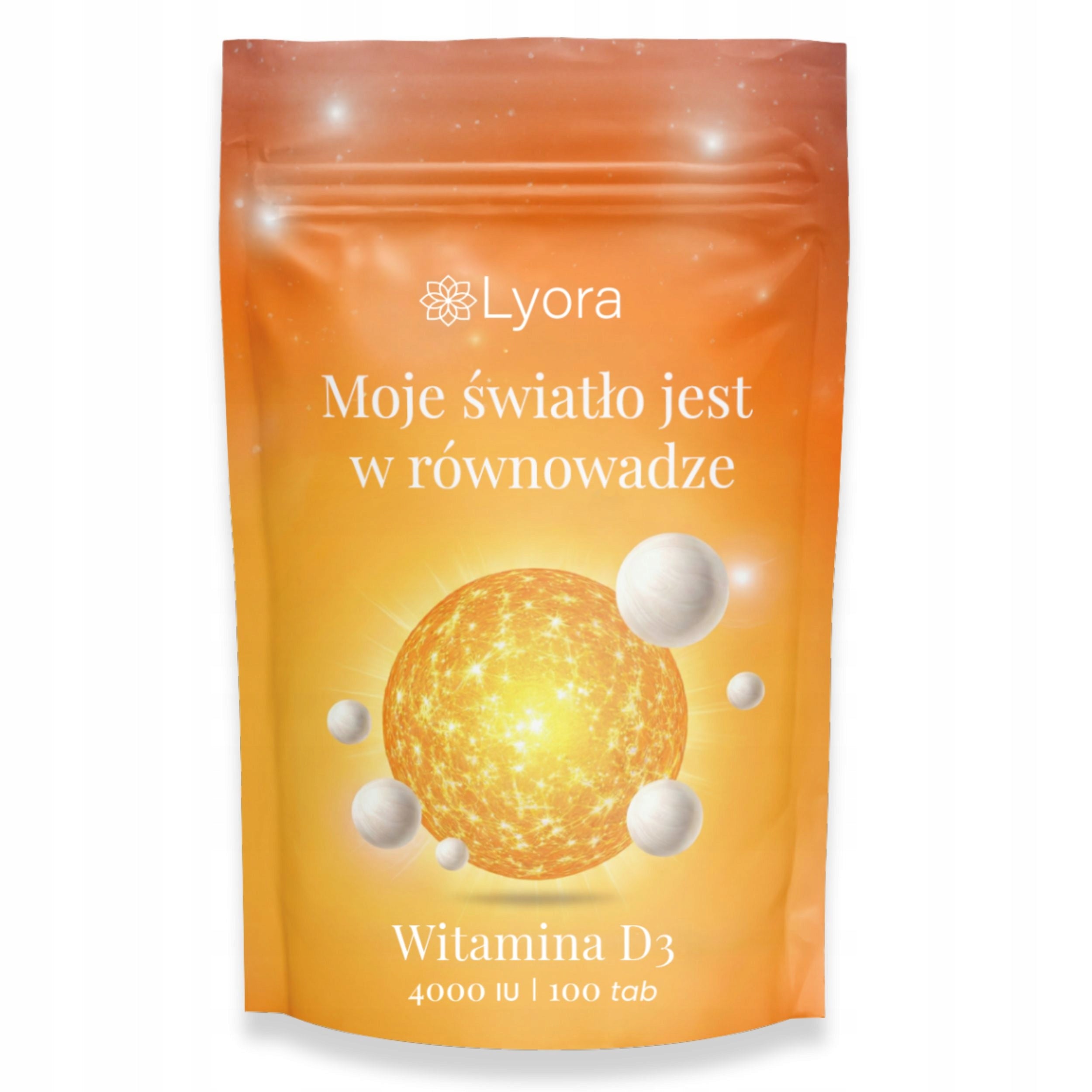 Vitamin D3 4000 IU 100 tablets Supports Bone Immunity Muscle Lyora