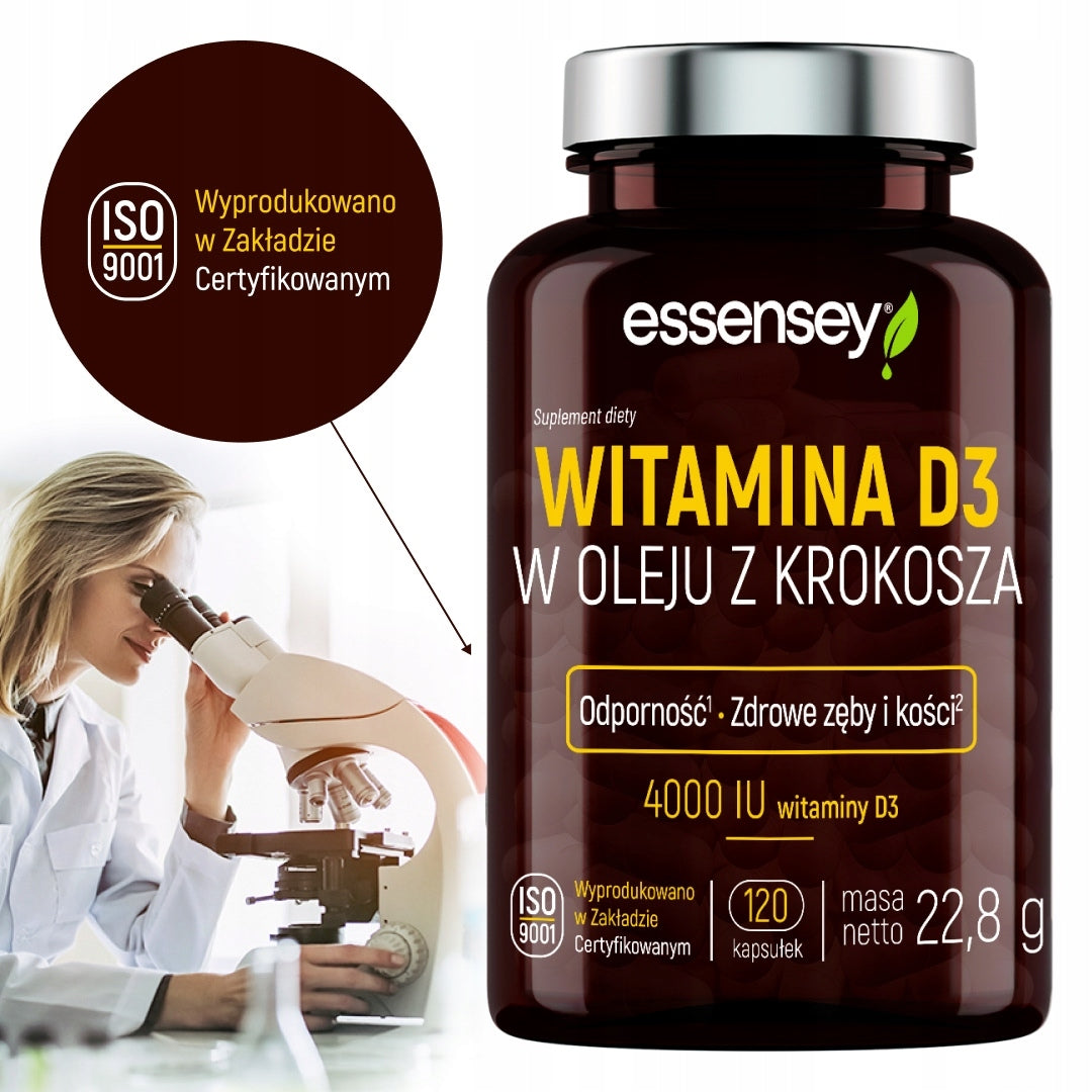 Vitamin D3 4000 IU In Crocodile Oil High Absorption Tooth Resistance Packaging status original