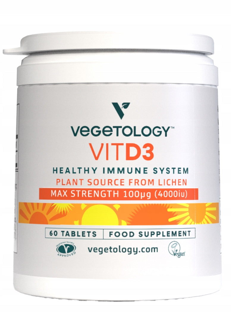 Vitamin D3 4000iu 60tab Vegetology VEGE BONE MUSCLE Packaging status original