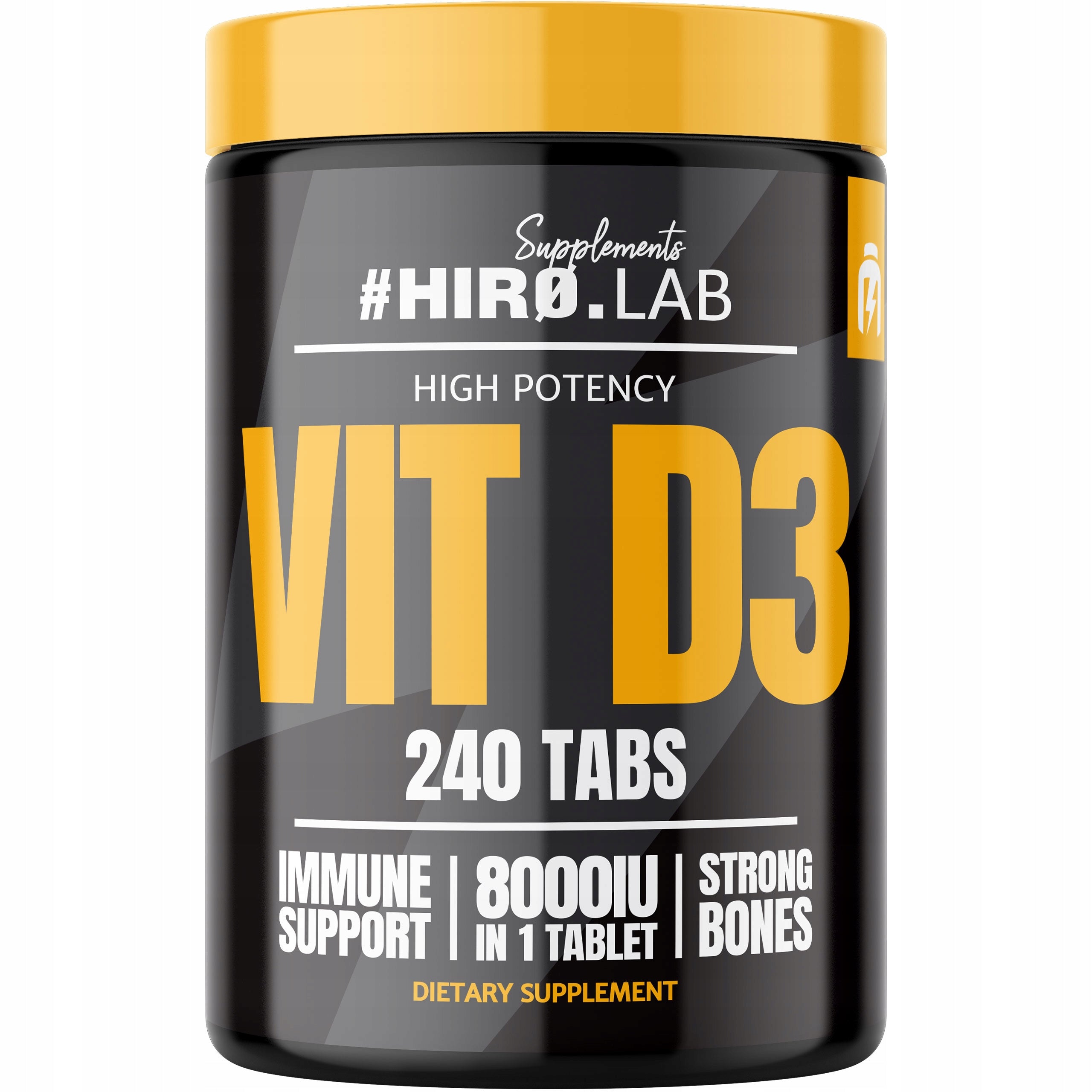 Vitamin D3 8000IU Hiro Lab 240 tabl. dietary supplement