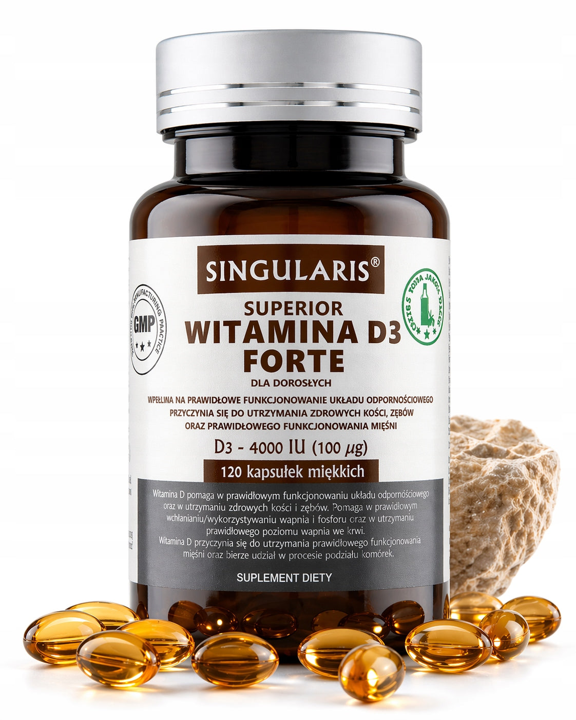 Vitamin D3 Forte 4000 IU Singularis 120 capsules