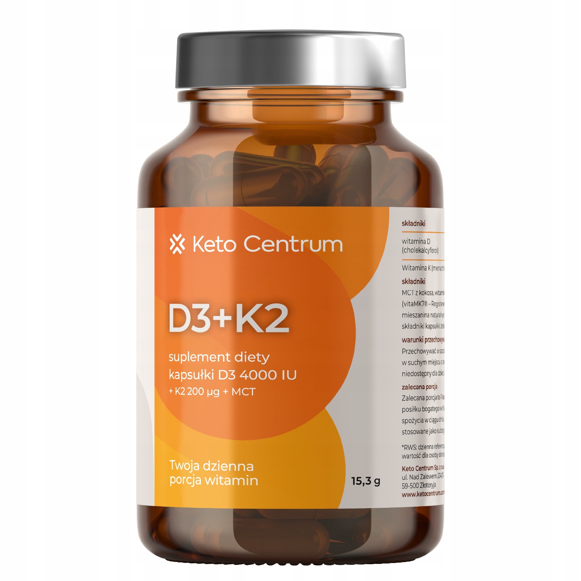 Vitamin D3+K2 Keto Centrum (90 capsules)