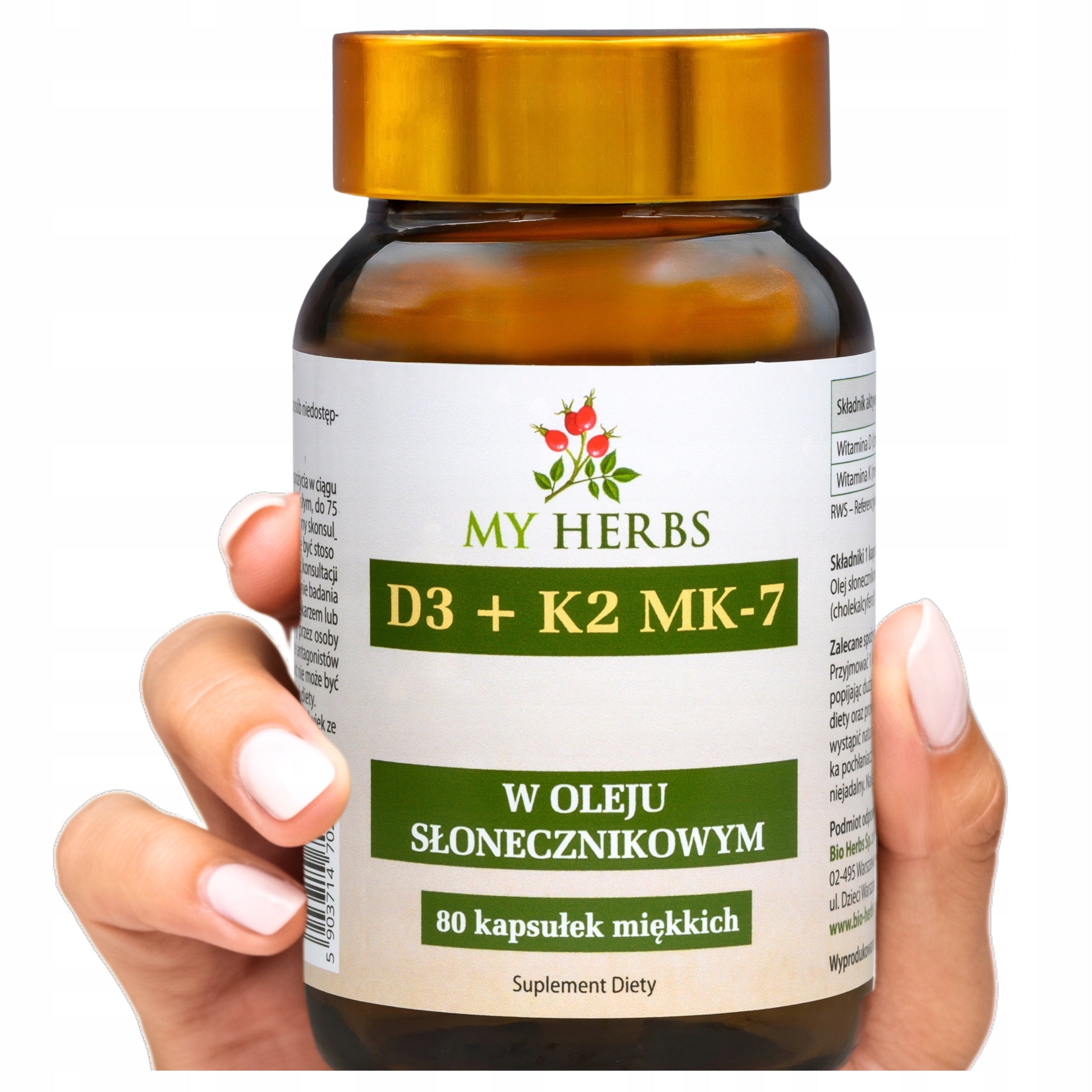 Vitamin D3 K2 MK-7 in oil 80 soft capsules bone resistance teeth