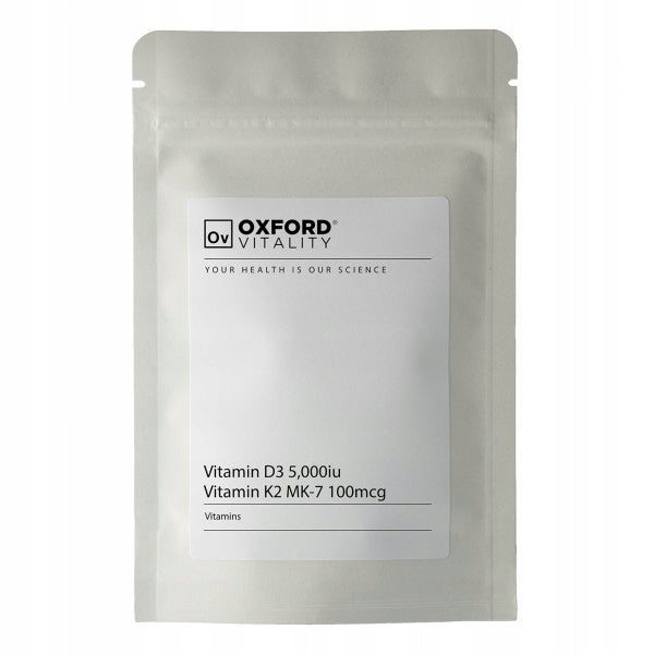 Vitamin D3 K2 MK7 5000 OXFORD VITALITY 500 tablets