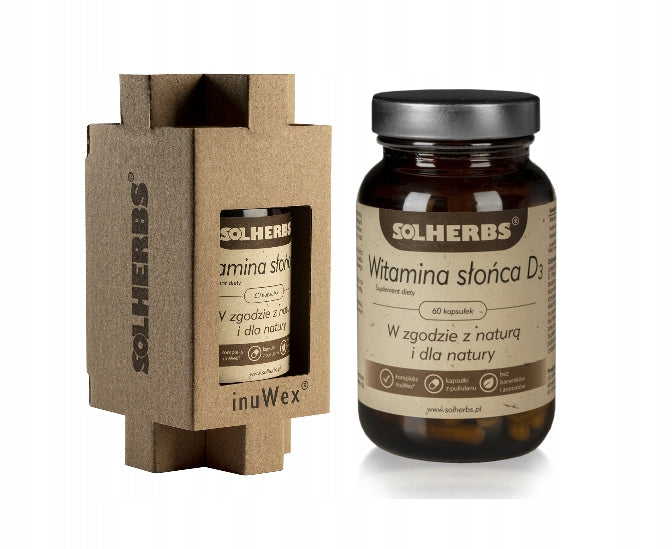Vitamin D3 SOLHERBS | 2000 IU | 60 kaps! EAN (GTIN) 5908224731098