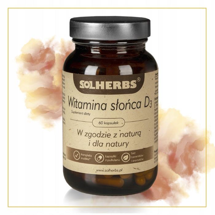 Vitamin D3 SOLHERBS | 2000 IU | 60 kaps!