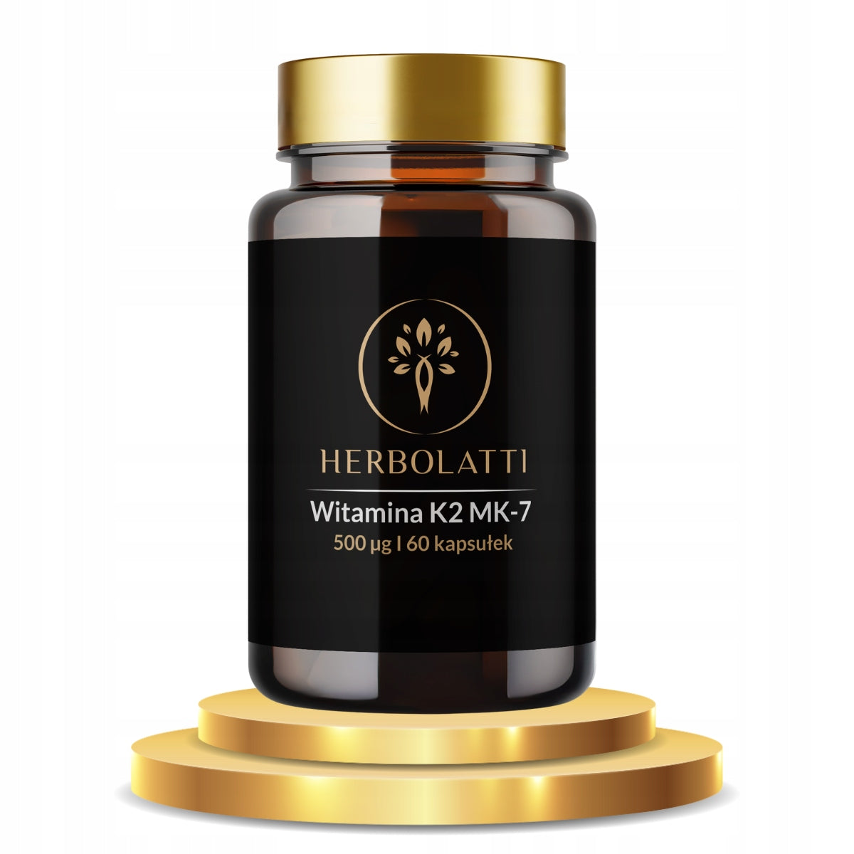 Vitamin K2 MK-7 500 mcg 60 capsules healthy strong bone teeth Herbolatti