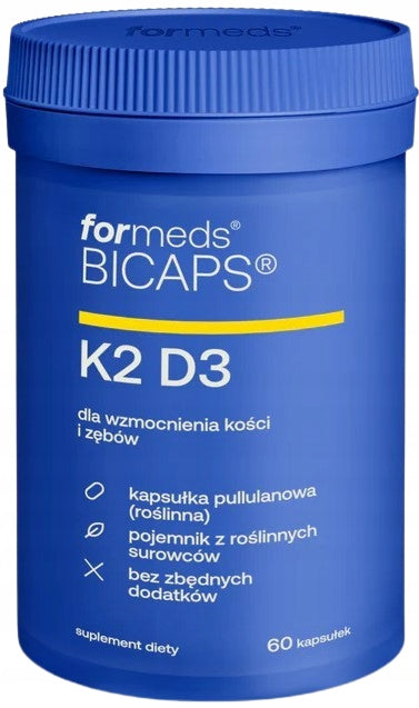Vitamin K2 MK-7 + D3 BICAPS FORMEDS VITAMINS K2 D3 60K Manufacturer code 5903148622330