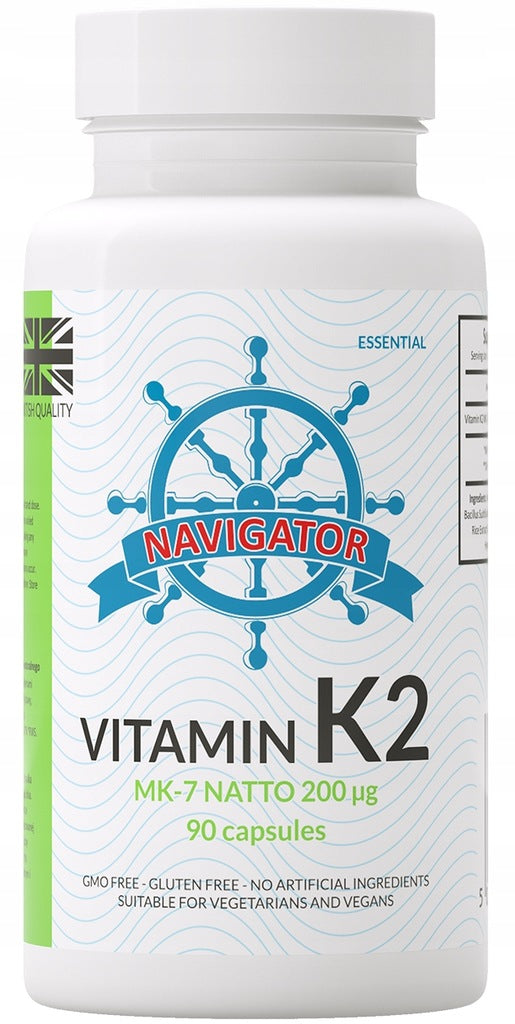 Vitamin K2 MK-7 natto 200mcg IMMUNITY 90 capsules Navigator