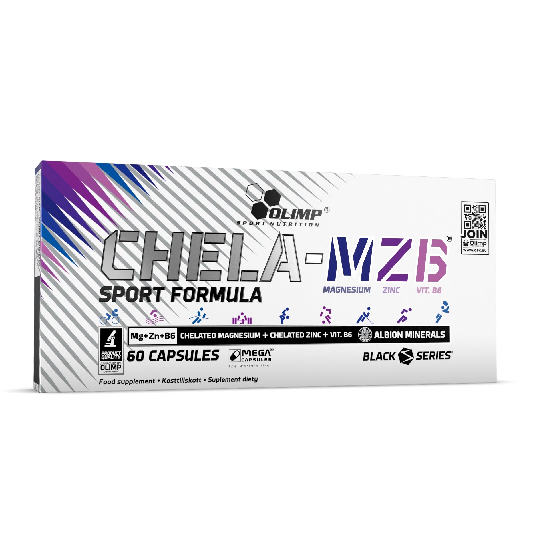 Vitamin complex OLIMP Chela-MZB Sport Formula Mega Caps (60 capsules) Brand Olimp