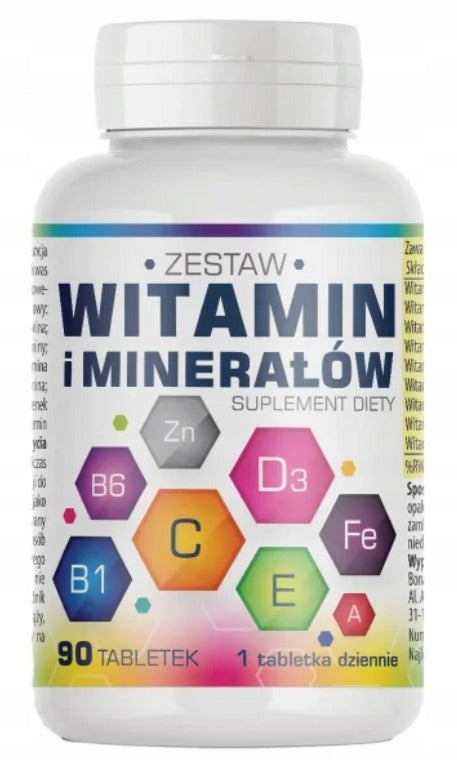 Vitamins and minerals Zinc vitamin C for 3 months 90 tablets
