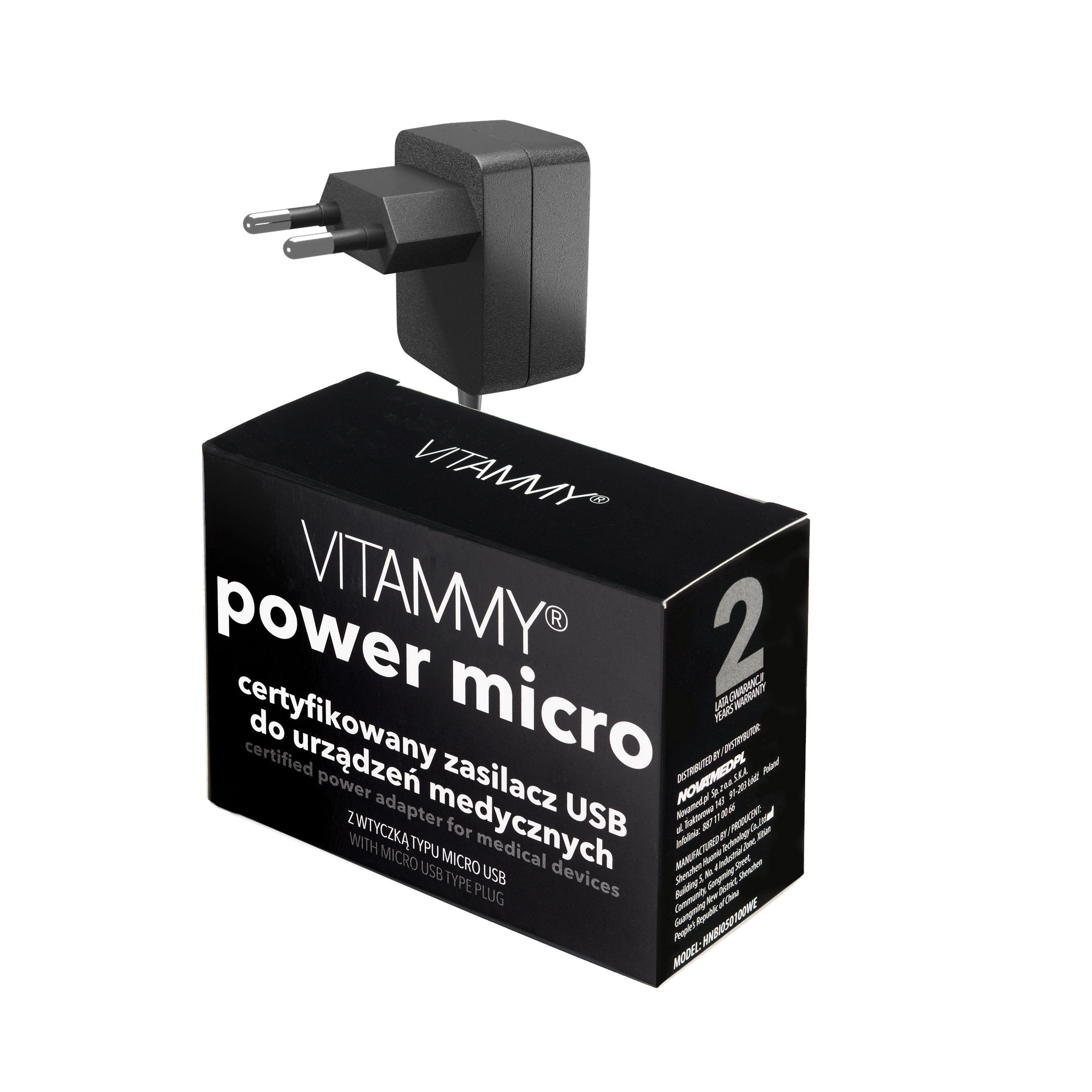 Vitammy Power micro power supply for NEXT 1, 5, 9 blood pressure monitors