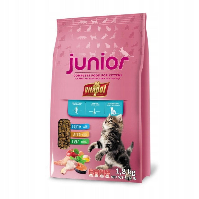 Vitapol DRY CAT FOOD JUNIOR 1,8kg