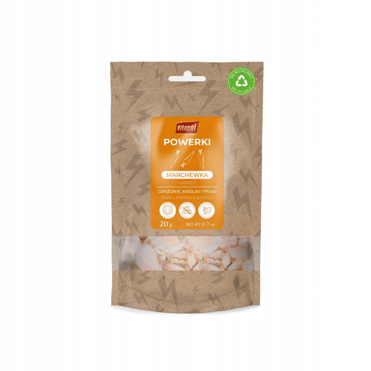 Vitapol, Powerki, Freeze-dried carrot for rodents