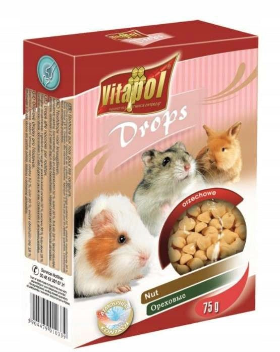 Vitapol nut drops for rodents 75g