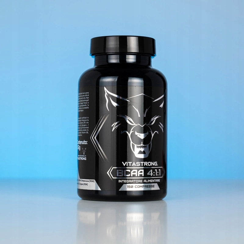 Vitastrong BCAA 4:1:1 150 Capsules Protein Synthesis Support. Expiration date at least 1 year from the date of purchase