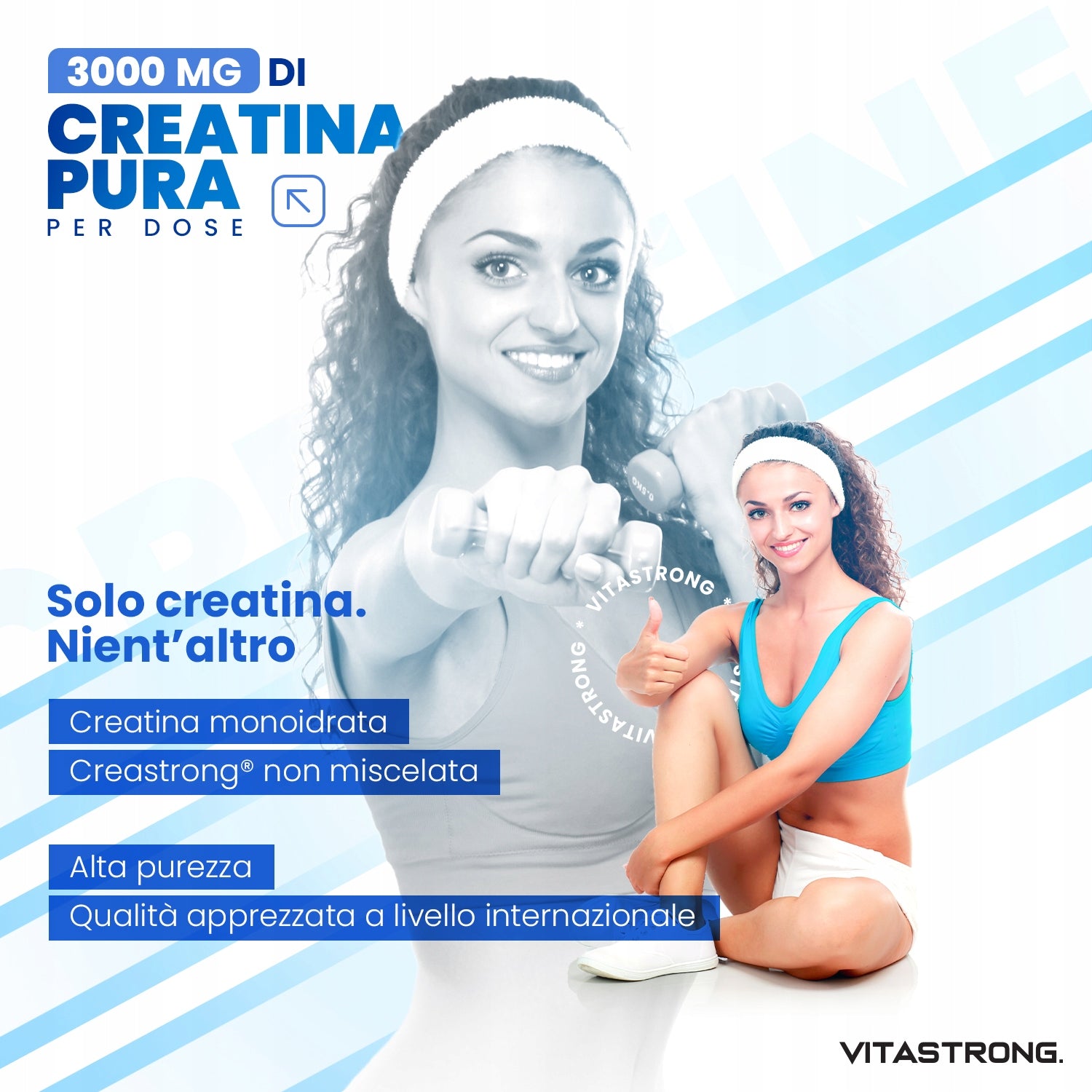 Vitastrong Creastrong Creatine Monohydrate 250g Powder Expiration date at least 1 year from the date of purchase