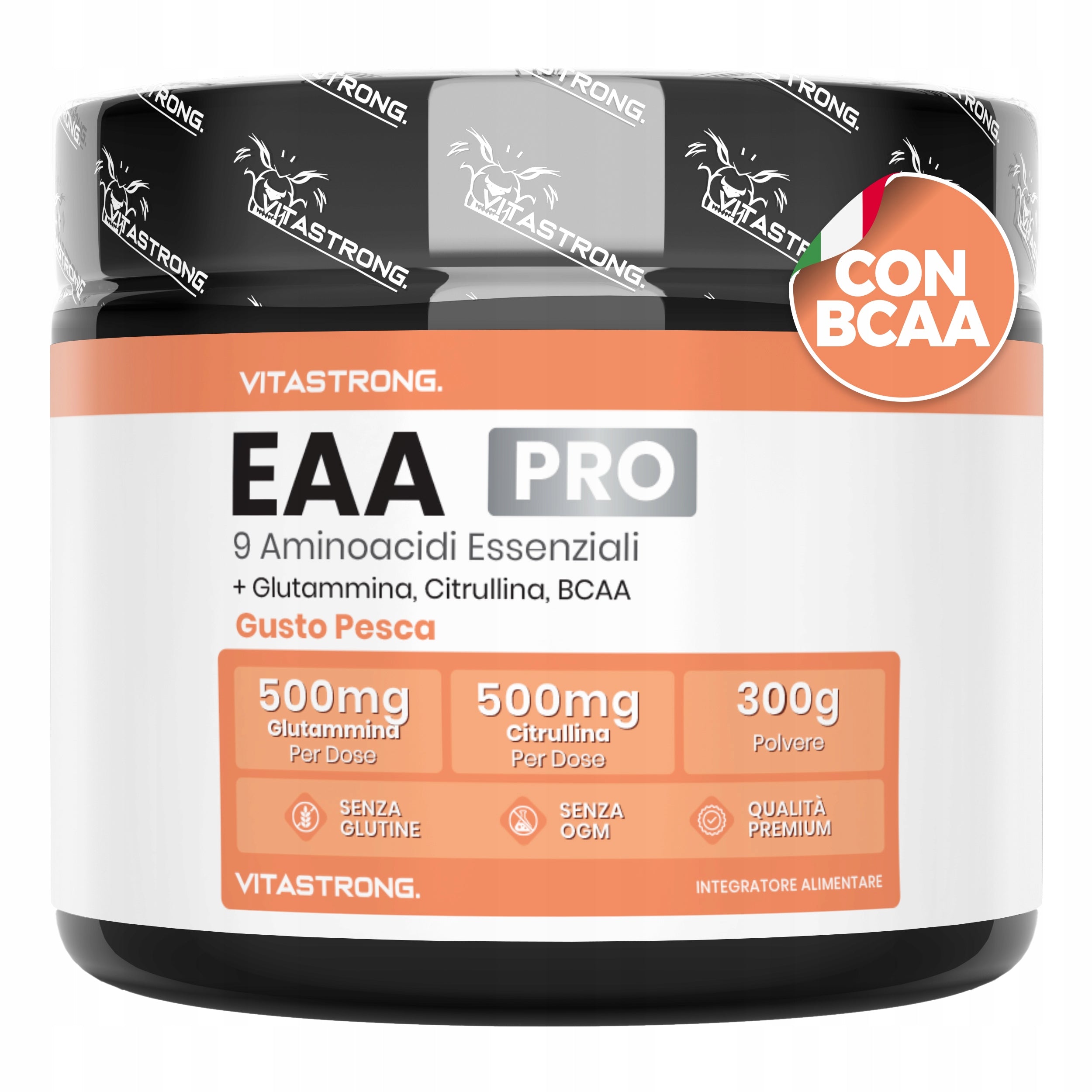 Vitastrong EAA PRO 300g Peach Muscle Recovery Amino Acids
