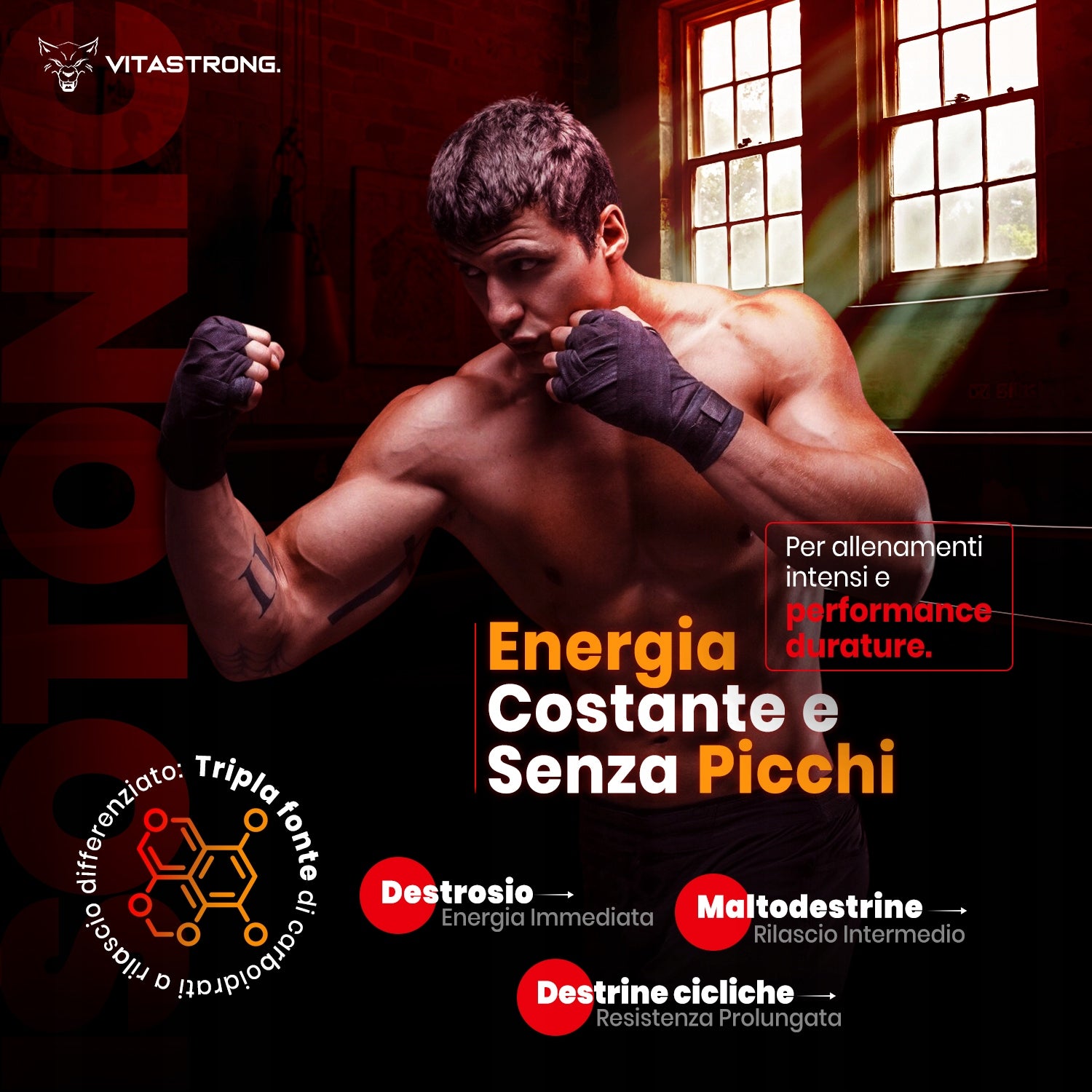 Vitastrong ISOTONIC PRO 300g | Hydration and Energy Packaging status original