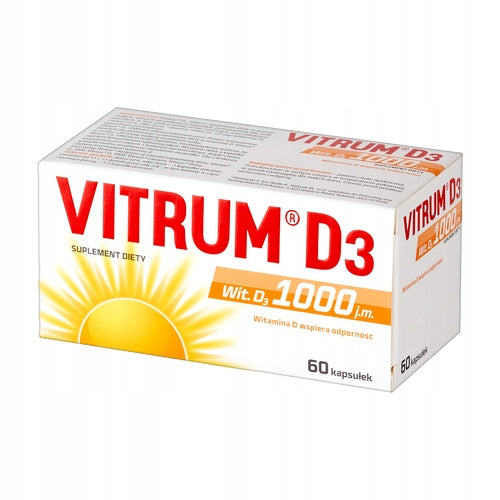 Vitrum D3 1000 IU capsules, 60 pcs.