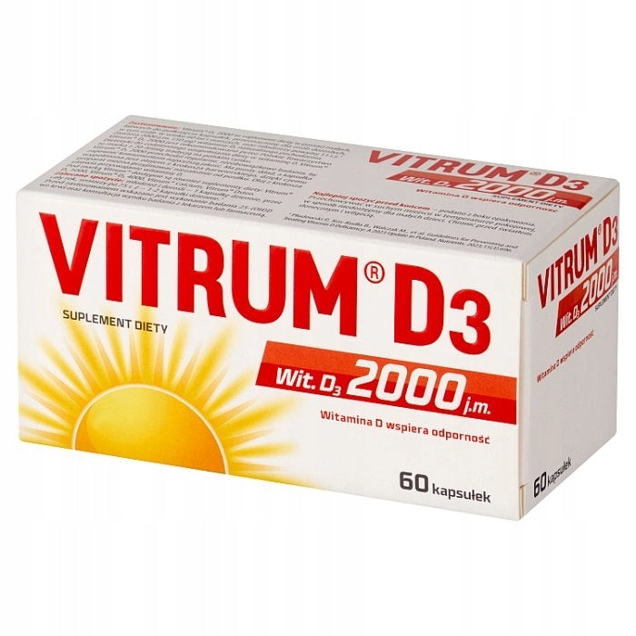 Vitrum D3 2000 IU 60 capsules bone enhancement