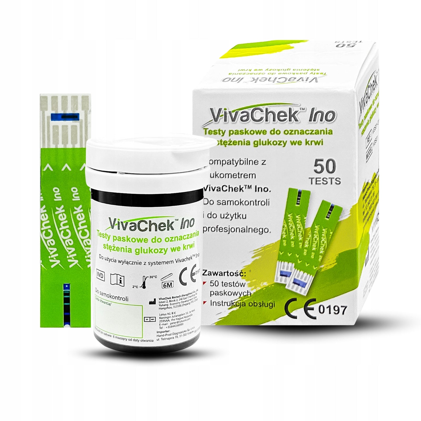 VivaChek Ino Glucose Meter Strips 50 Pieces Precision