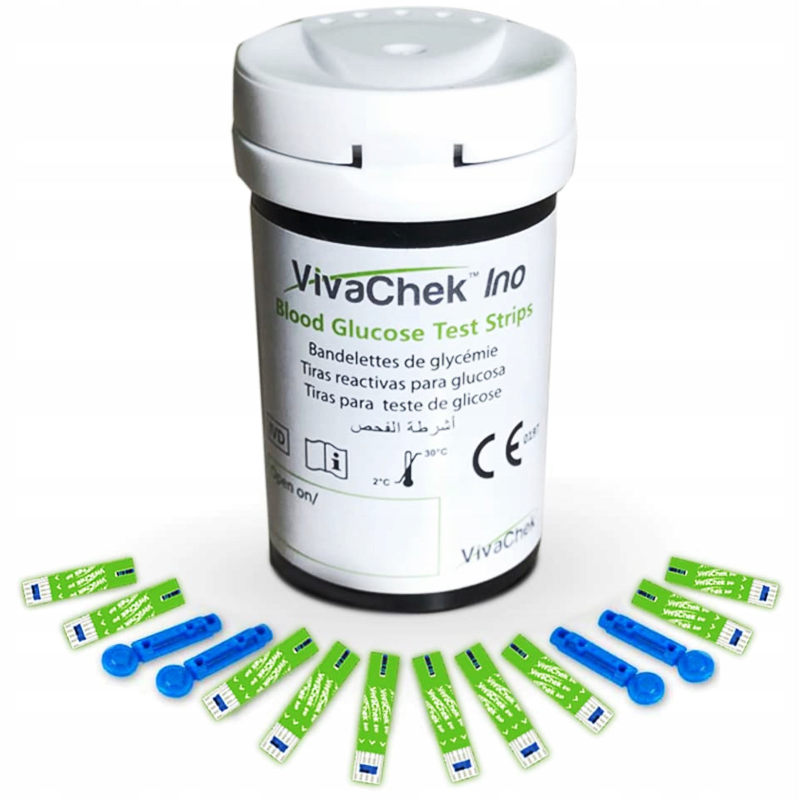 VivaChek Ino Precision Glucose Meter Strips 50 Pieces Medical device yes