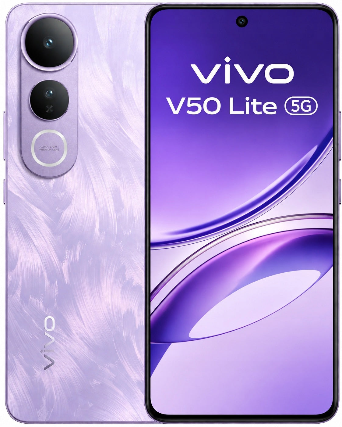 Vivo V50 Lite 5G | Purple | 8 GB RAM | V2450 | Dual SIM | 256 GB Storage | EU Version