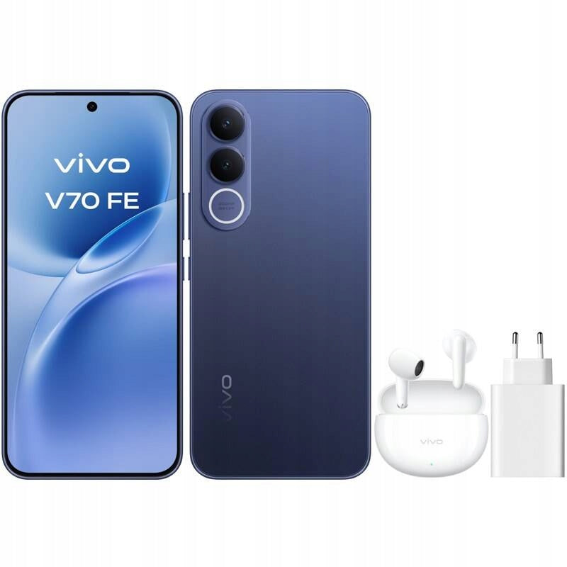 Vivo V70 FE 8GB / 512GB 5G vivo Buds Air3 and Vivo 90W Flash Charge Blue