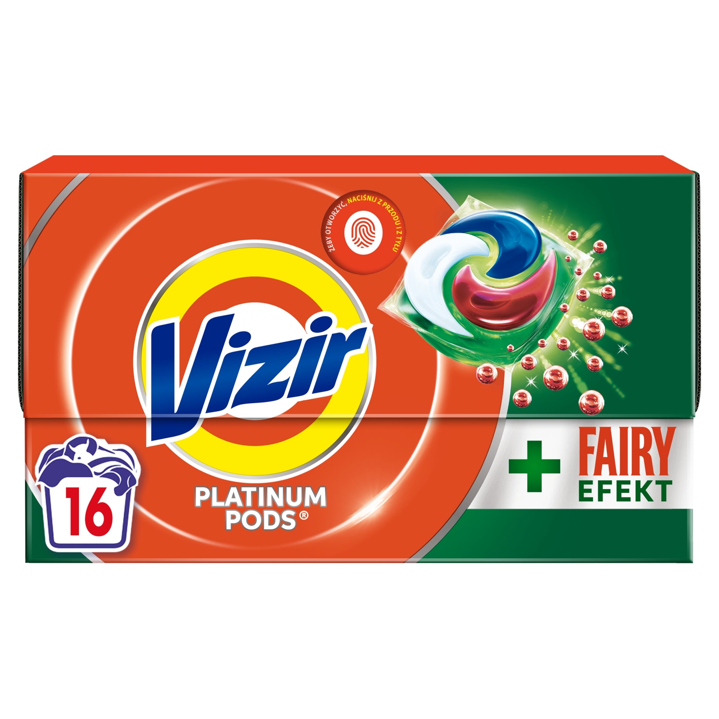 Vizir Fairy Effect, washing capsules, 16 W, 16 pcs. Manufacturer code 8700216199872