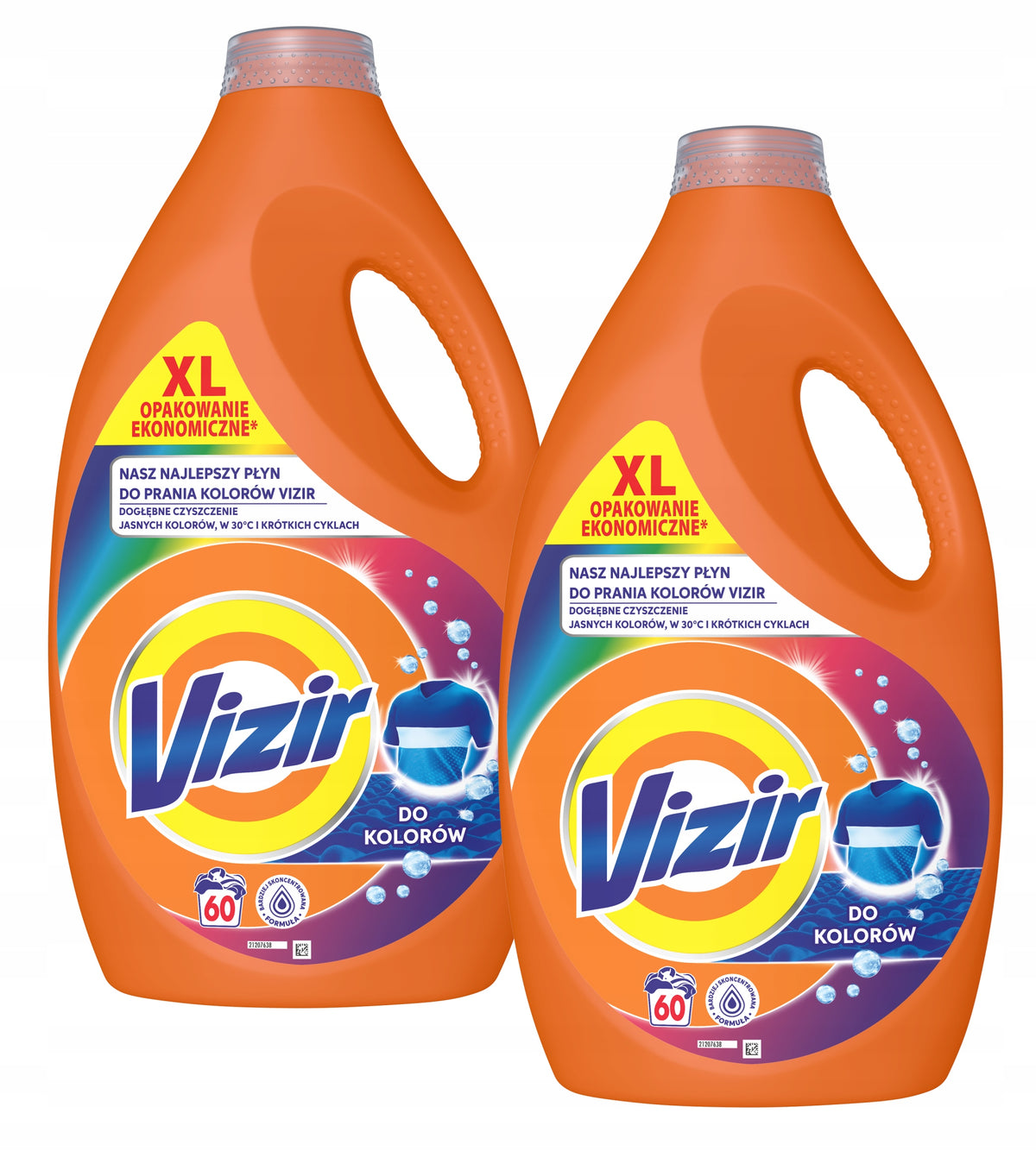 Vizir washing liquid Color 2x2,7l (120 washes)