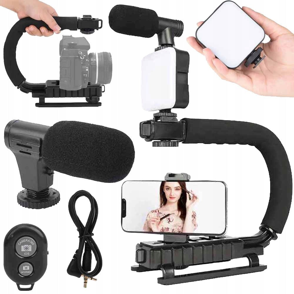 Vlogging Kit Video Recording Tripod Microphone for Phone Holder Brand Swe
