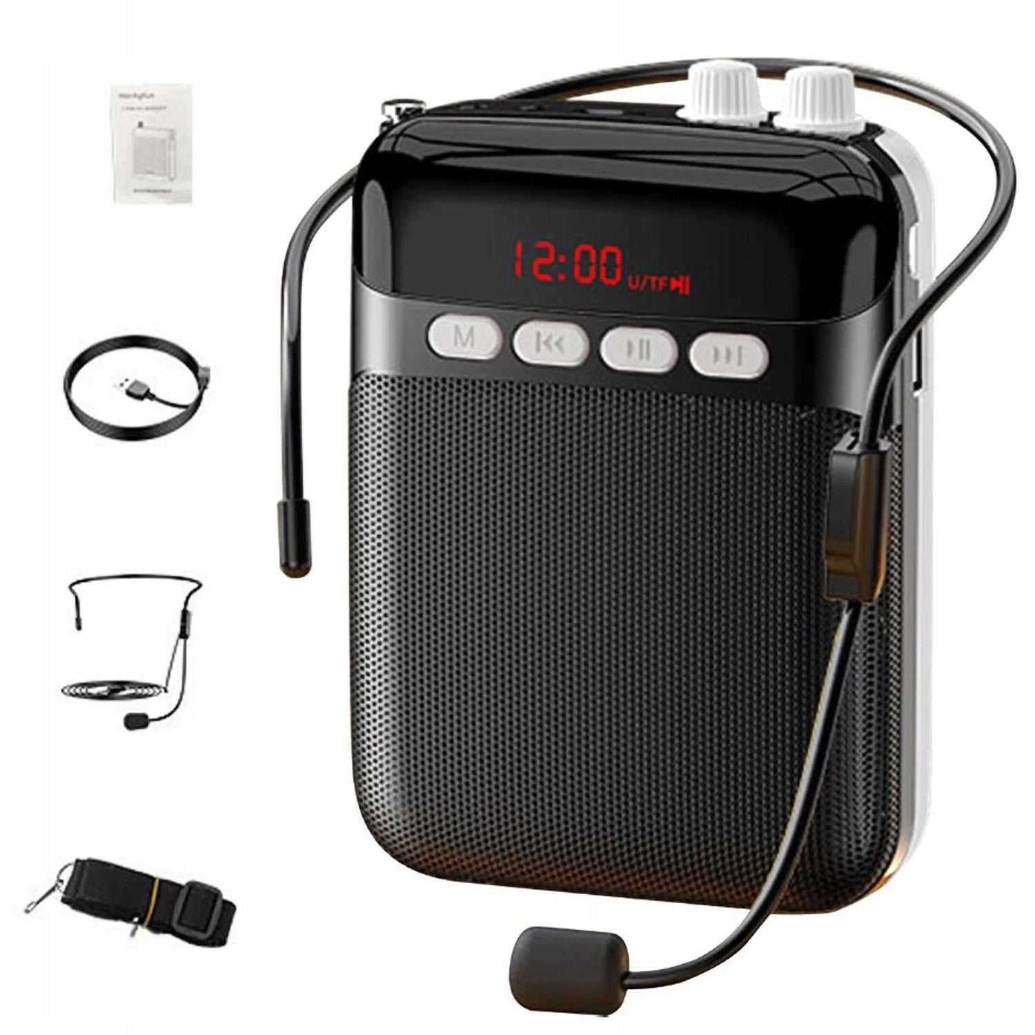 Voice Amplifier Microphone + FM for Tourist Guide, Teacher