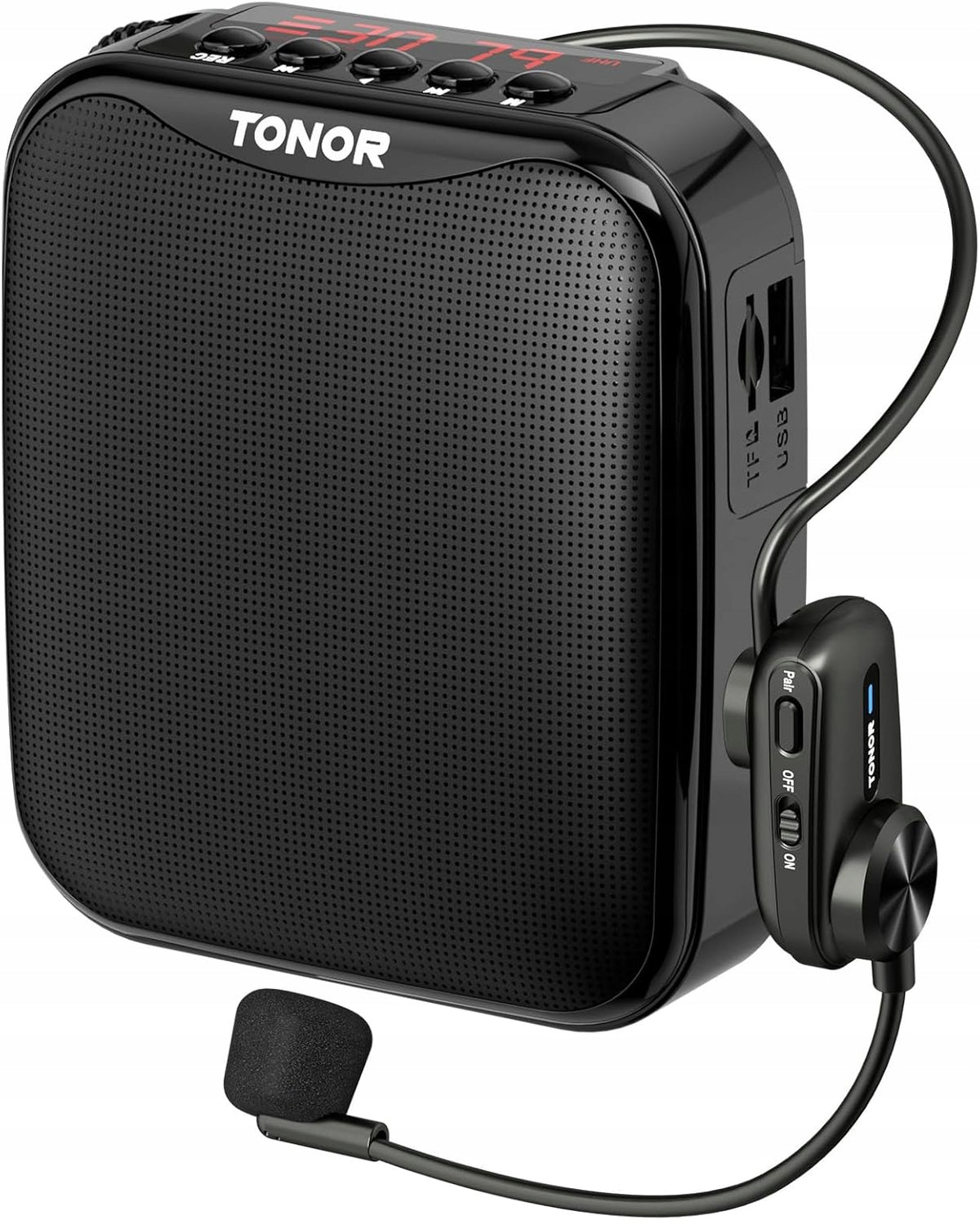 Voice Amplifier Tonor Sound System Portable On-Ear Microphone 11h Brand no brand