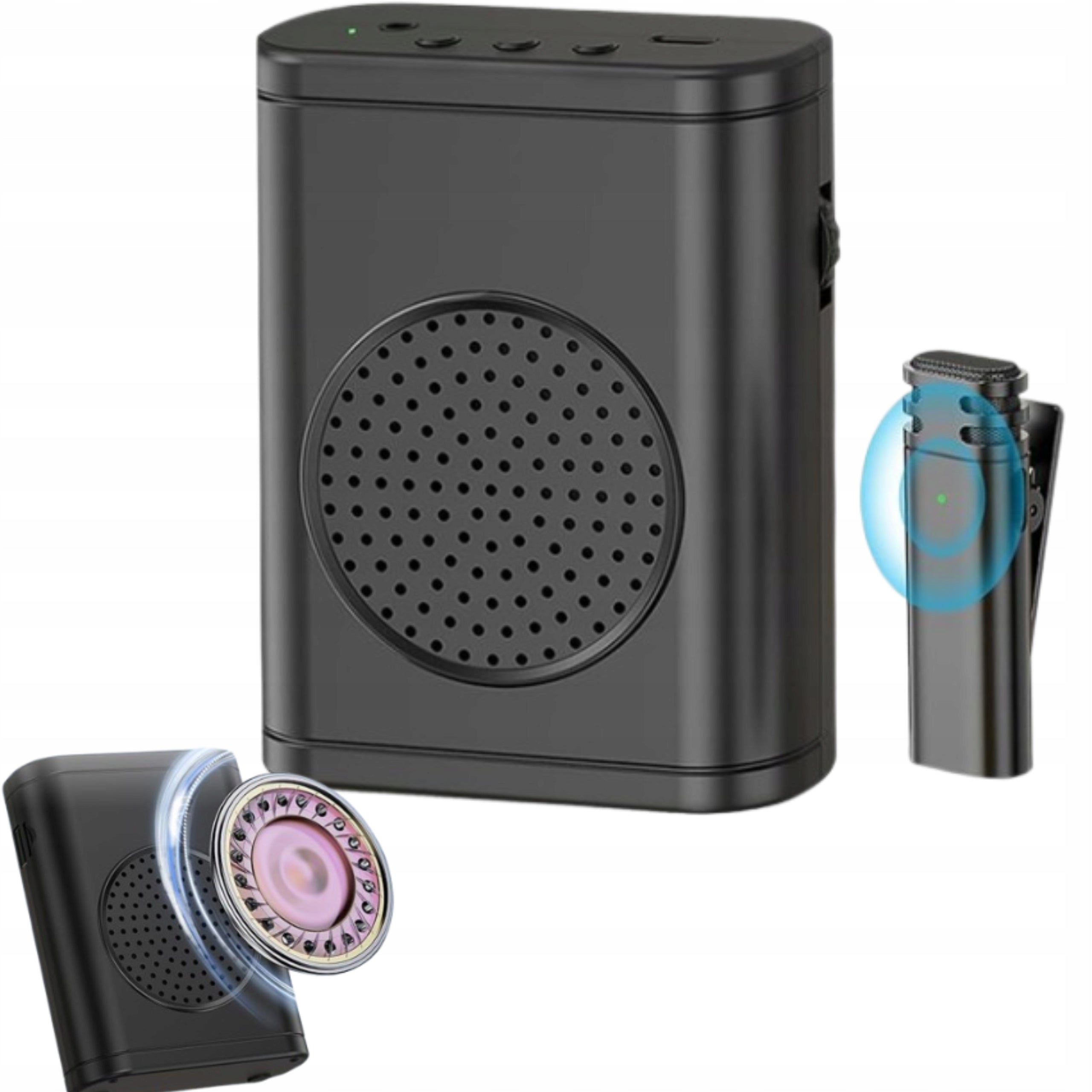 Voice Amplifier Wireless Microphone Portable Speaker (R3)
