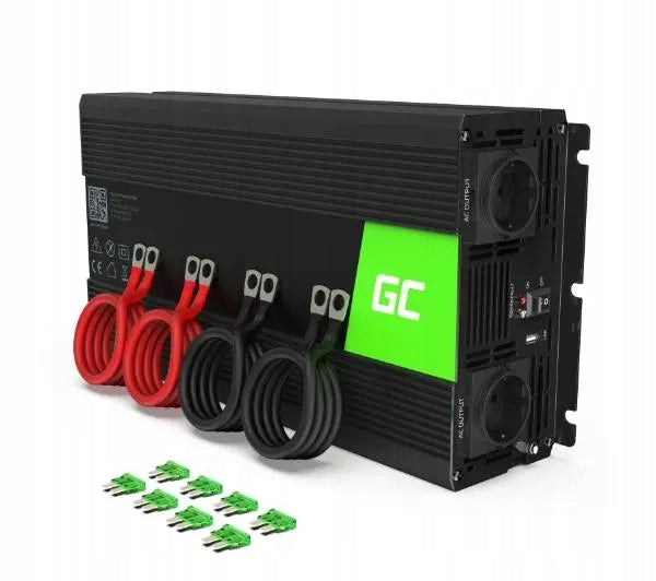 Voltage converter Green Cell INV10 12V to 230V 2000W/4000W