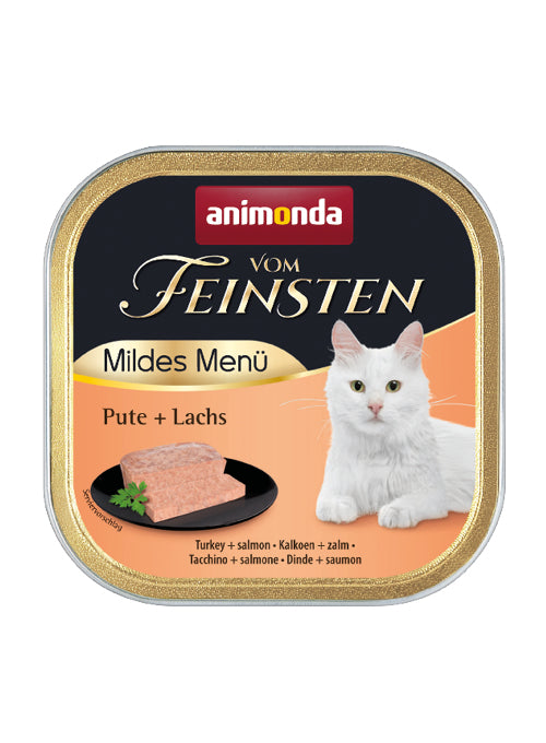 Von Feinsten Mild menue wet cat food turkey/salmon 100g Manufacturer code 83048