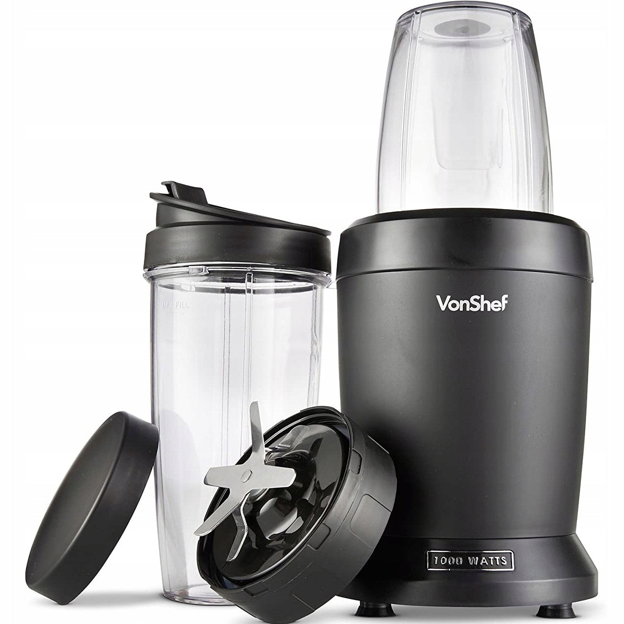 VonShef Blender do Smoothie 1000 W z Kubkami EAN (GTIN) 5056115724589