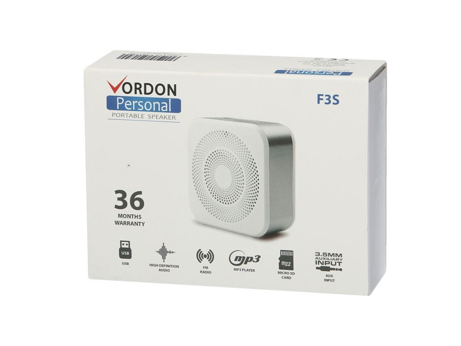 Vordon F3S Portable MP3 USB SD Speaker Brand Vordon