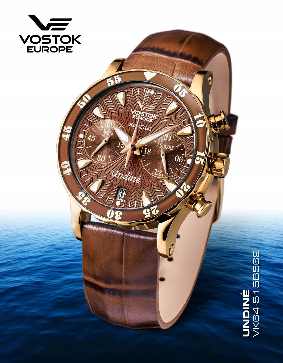 Damenuhr Vostok Europe Mermaid VK64-515B569 