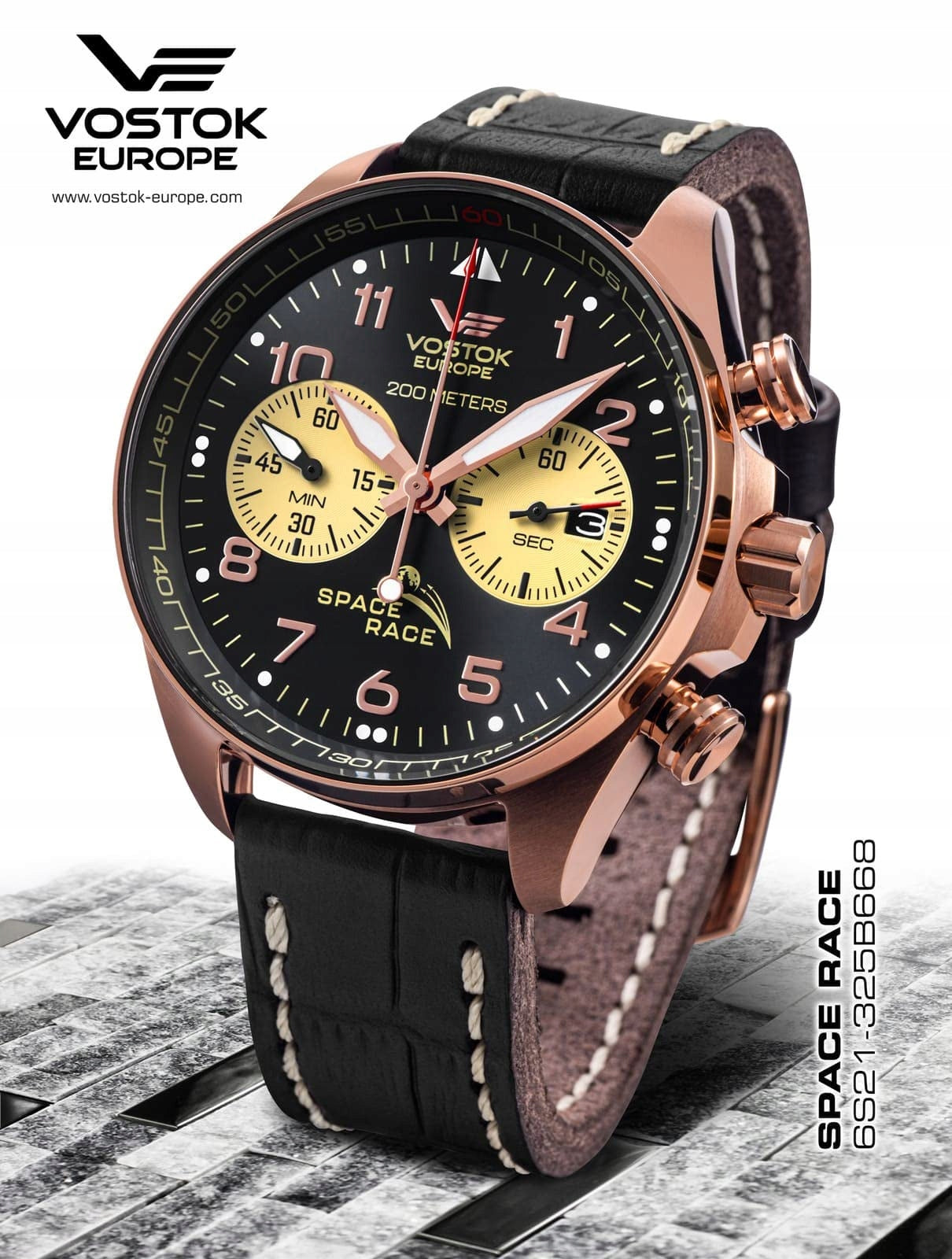 Herrenuhr Vostok Europe Space Race 6S21-325B668Le 