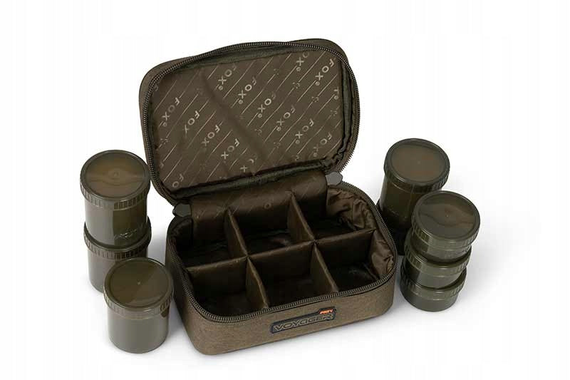 Voyager 8 Pot Hookbait Case Fox