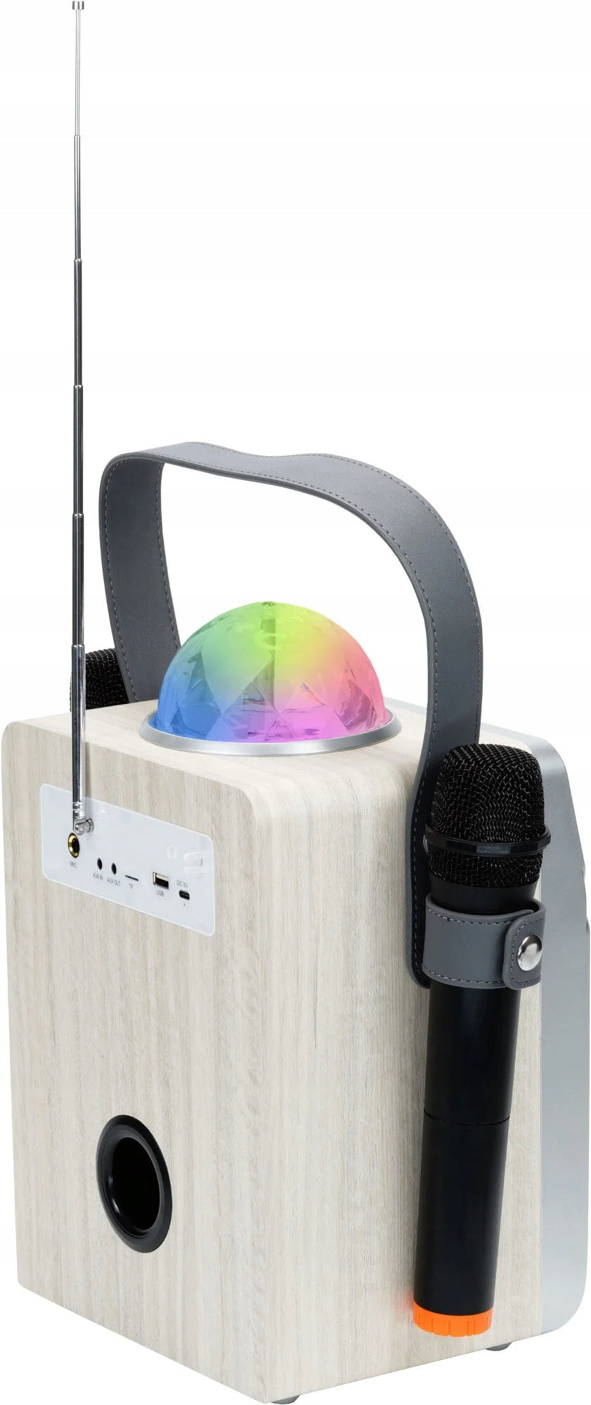 Výkonný audio MUSICMATE MM-SK200 Apex Chytrý mikrofon Karaoke Bílý Brand MusicMate