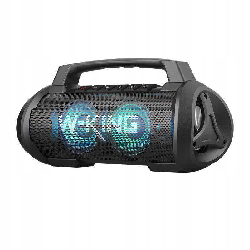 W-King D10 Bluetooth Speaker, 70W, IPX6, RGB, GRP, Black