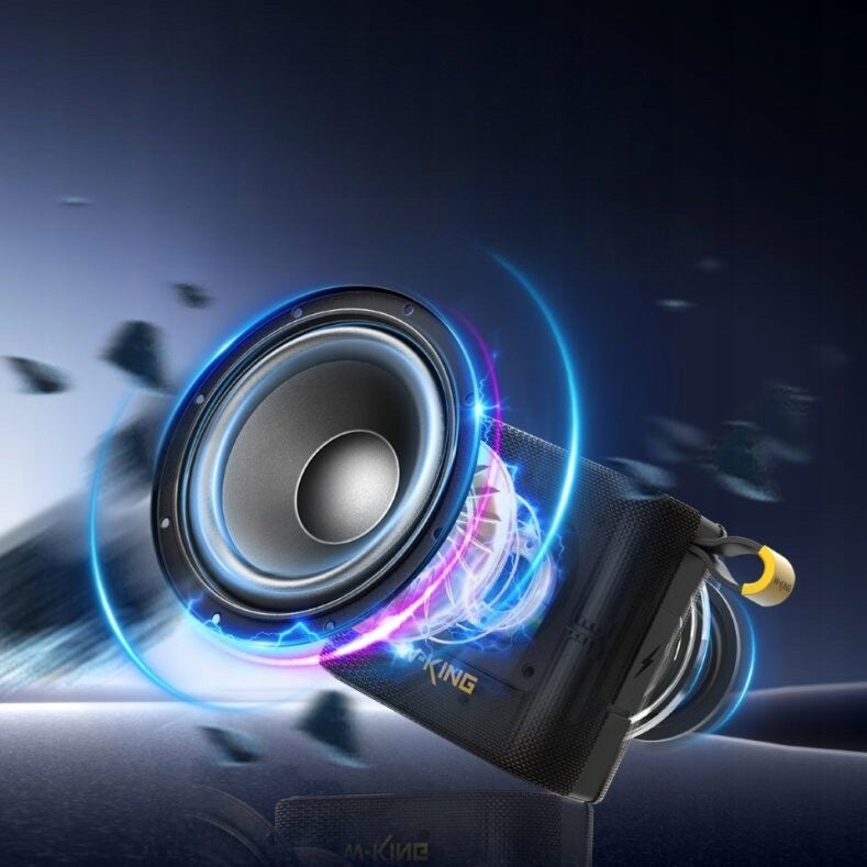 W-King D2 Bluetooth Speaker, IPX7, TWS, FM, AUX, Blue Packaging status original