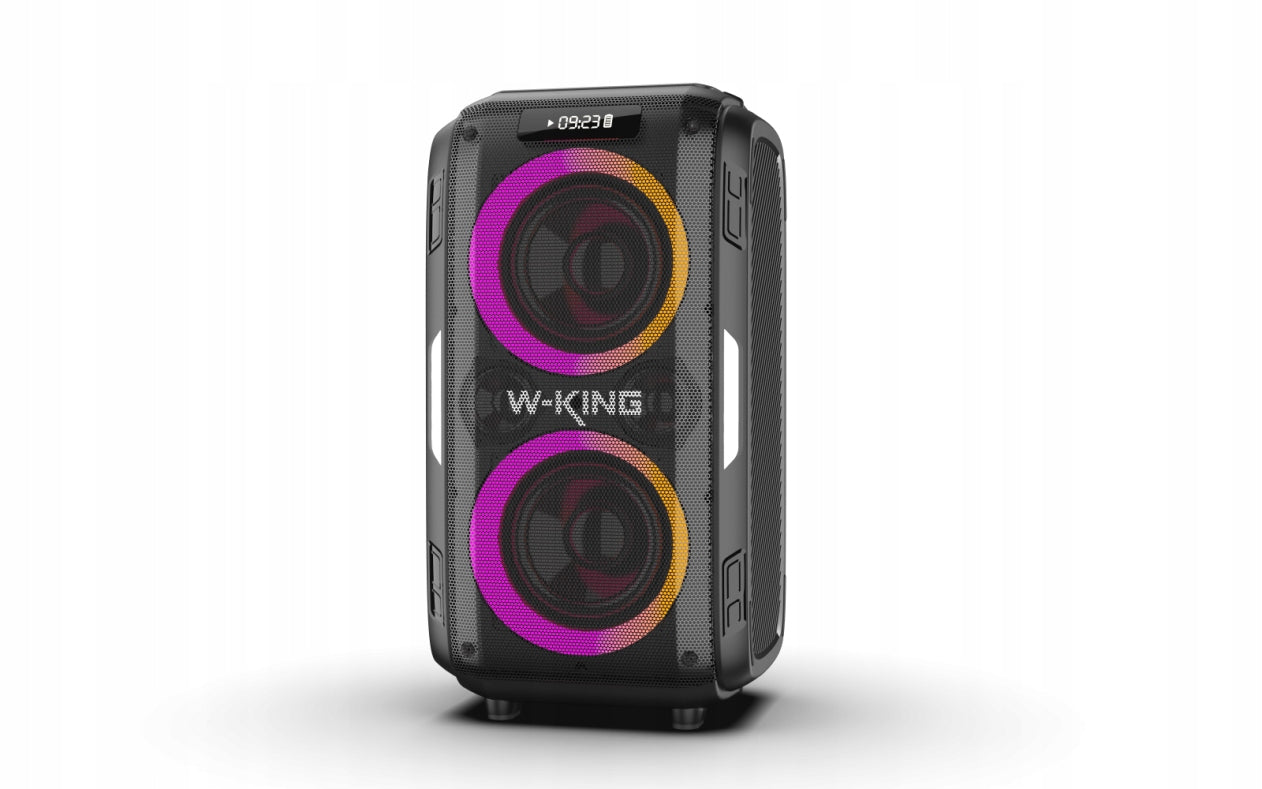 W-King T9 Pro Bluetooth Speaker, 250W Peak, RMS, IPX6, RGB, Black Manufacturer code T9PRO-BA