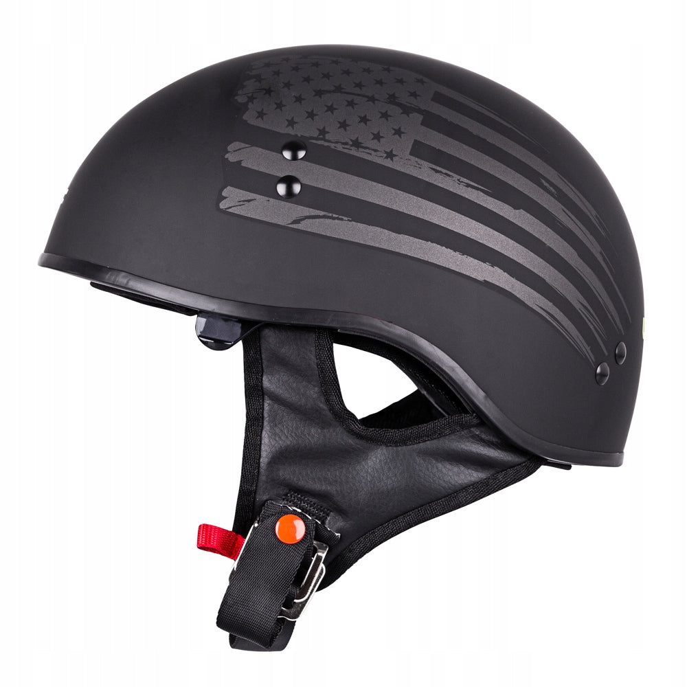 W-TEC V535 MOTORCYCLE HELMET OPEN RETRO CHOPPER HARLEY US FLAG BLENDA XXL Size XXL