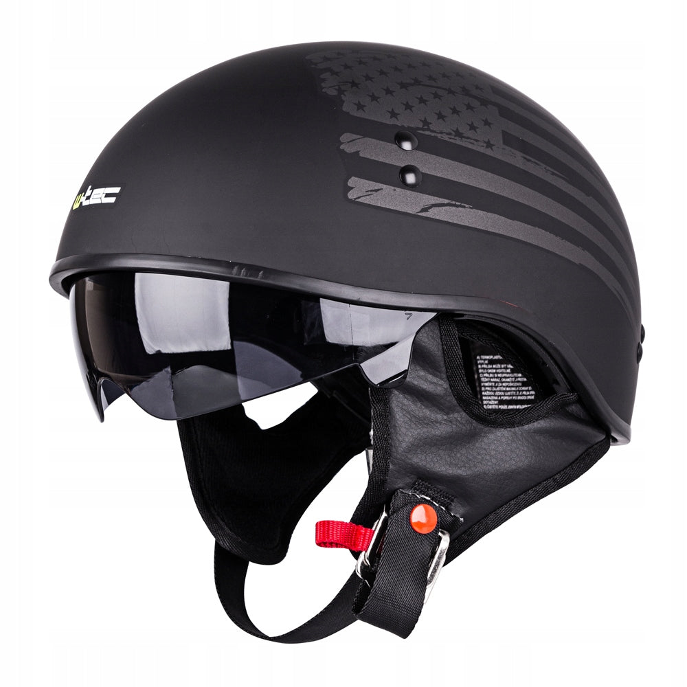 W-TEC V535 MOTORCYCLE HELMET OPEN RETRO CHOPPER HARLEY US FLAG BLENDA XXL