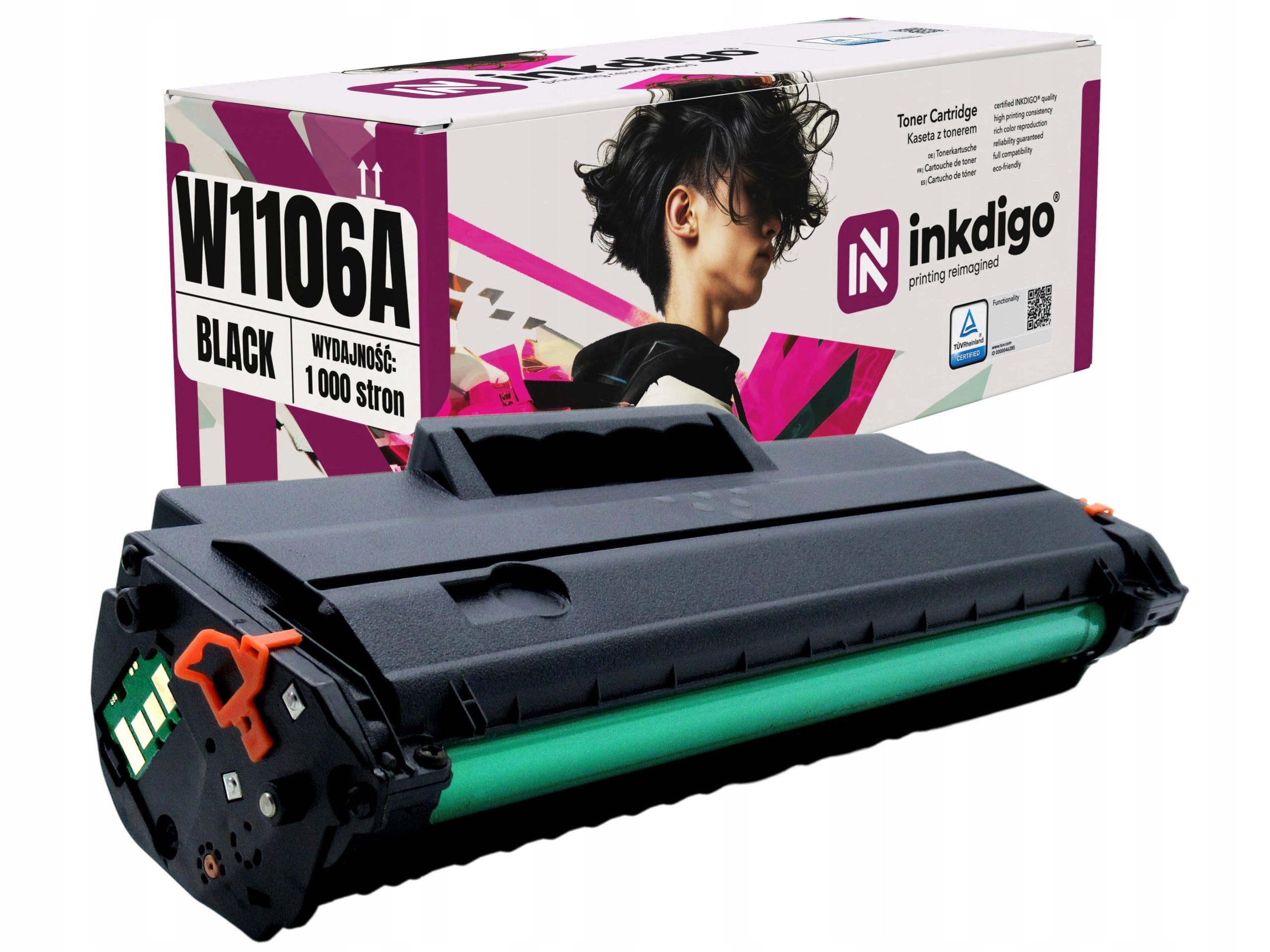 W1106A with CHIP - Toner cartridge for HP 106A Laser 107a 107w 135a 135w 137fnw printer
